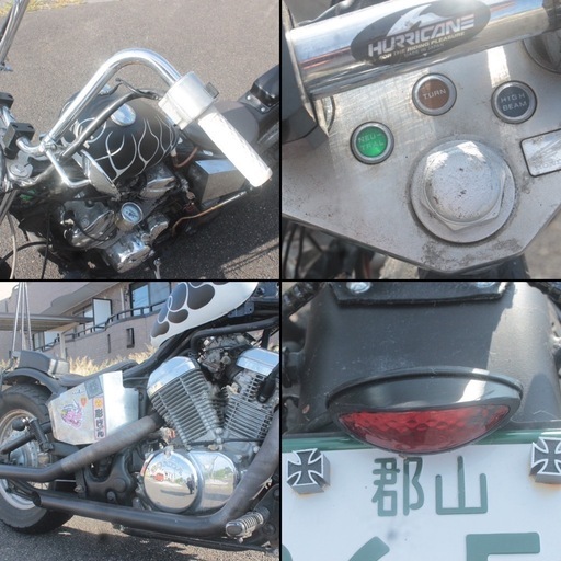 【スティード400】92年式 NC25E ジョッキーシフト　チョッパー