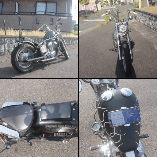 【スティード400】92年式 NC25E ジョッキーシフト　チョッパー