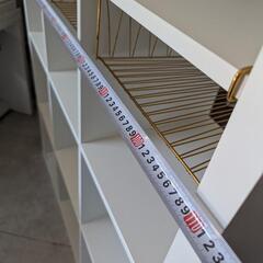 シェルフ　棚　IKEA　カラックス　かご付きの画像