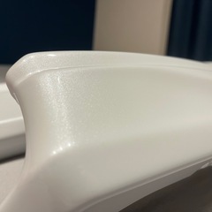 220系クラウン TRDリアバンパースポイラー塗装済み　プレシャスホワイトパールの画像