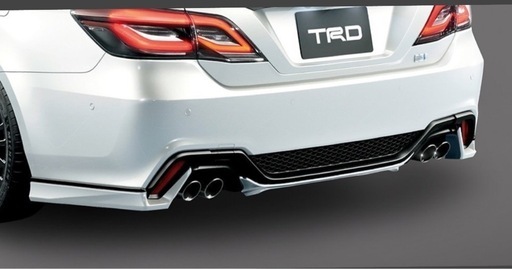 220系クラウン TRDリアバンパースポイラー塗装済み　プレシャスホワイトパール