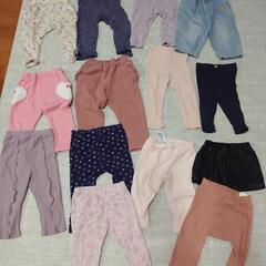 【受け渡し決定】女の子　80cm　秋冬春物　67点まとめ売りの画像