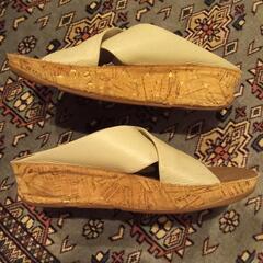 【fitflop】レザーサンダル　22.5センチの画像
