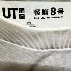 UNIQLO UT 怪獣８号コラボTシャツ（ホワイト）XLの画像