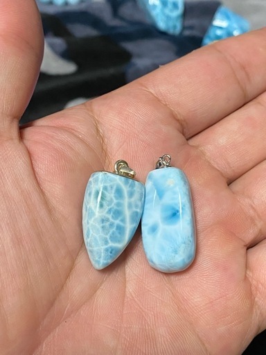 ラリマーペンダントトップ