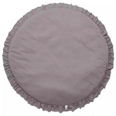 【SALE】ベビーマット、サニーマット★洗濯可★直径約100cm ライトグレーの画像