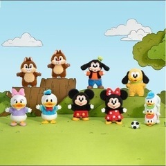 ディズニー POPMARTミッキーファミリー チップ＆デールセットの画像