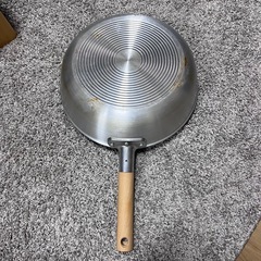 急募【美品】無印良品 ガス火専用 フライパン-鍋　直径28cmの画像