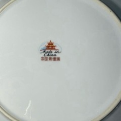 希少 未使用保管品　中国景徳鎮 中国食器 ティーセット コーヒーセット◎大皿 中皿 茶道具 陶器 ティーポット 茶器の画像