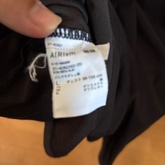 エアリズムユニクロTシャツ黒Lサイズの画像