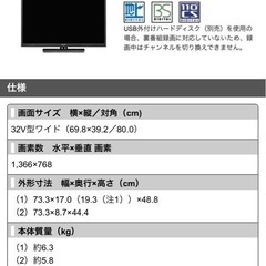 テレビ(決まりました)の画像