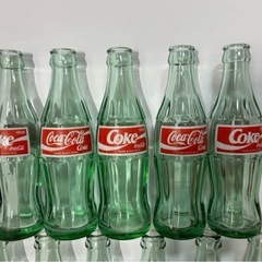 当時物 90年代 27本まとめ コカ・コーラ COKE Coca-Cola 瓶 ガラスビン コレクション レトロ ヴィンテージ インテリアの画像