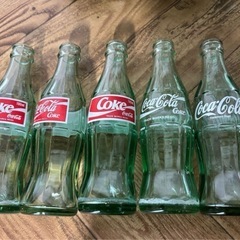 当時物 90年代 27本まとめ コカ・コーラ COKE Coca-Cola 瓶 ガラスビン コレクション レトロ ヴィンテージ インテリアの画像