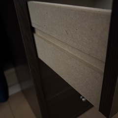 小型チェスト　シェルフ　引き出し収納の画像