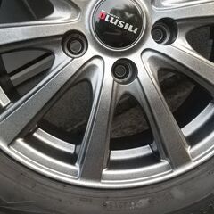195/65R15 スタッドレス_ホイール 15x6J VOLTEC ET45 PCD114.3_5穴 セレナなどにの画像