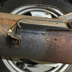 名古屋市　YAMAHA ビーノ　vino SA10J 5AU マフラーのみ　レストアベース　部品　パーツ　ヤマハ　アプリオ　原付　50cc 純正　ジャンクの画像