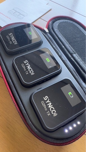 ピンマイク SYNCO G2(A2) Pro 充電ケース付／TX2＋RX1 ピンマイク SYNCO G2(A2) Pro 充電ケース付／TX2＋RX1 - メルカリ