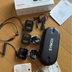 ピンマイク SYNCO G2(A2) Pro 充電ケース付／TX2＋RX1の画像