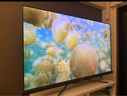65型液晶テレビ（引き取りのみ）JBLサウンドバー搭載！