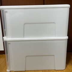 衣装ケース✖️2個　ニトリクローゼットケース　セレスFDの画像