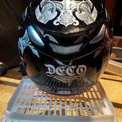 バイクのヘルメットの画像