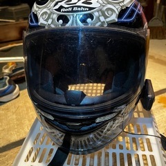 バイクのヘルメットの画像