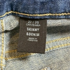 ② ＆DENIM　H＆M　エイチアンドエム　デニム　メンズ27/30の画像