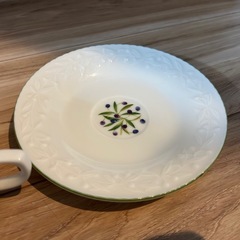 カップ＆ソーサー オリーブ柄 Lancel Maebata Japanの画像