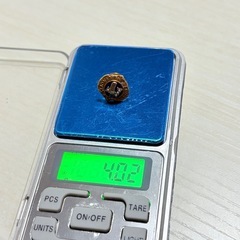 K10 真珠 ダイヤモンド ピンバッチの画像