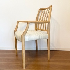 【美品】日進木工 アームチェア　GROW (Natural Brown) 美品】日進木工 アームチェア GROW (Natural Brown)