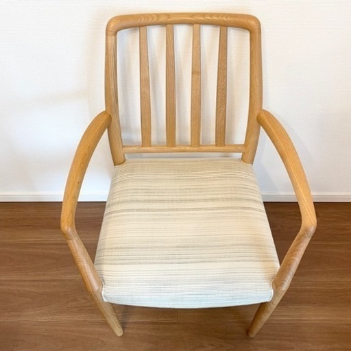 美品】日進木工 アームチェア GROW ストア (Natural Brown) 美品】日進