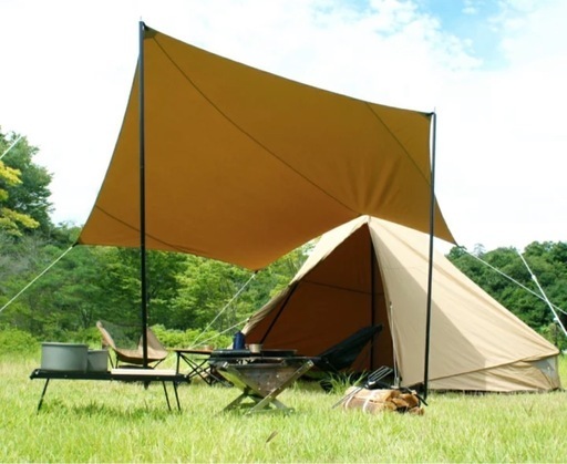 IGNIO 2ポール　ティピーテントTC  とTCタープ のセット　連結可能