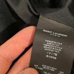 サンローラン SAINT LAURENT スタジャン  サイズ46 黒 白の画像