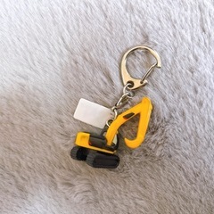 CAT 小さい ショベルカー キーホルダーの画像