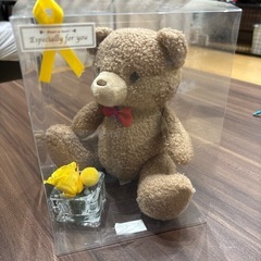 プリザーブドフラワー　ぬいぐるみの画像