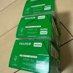 未使用　未開封　チェキフィルム60枚の画像