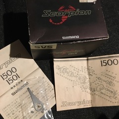 バス釣り 釣り ブラックバス リール スコーピオン 初心者 美品 オーバーホール済みの画像