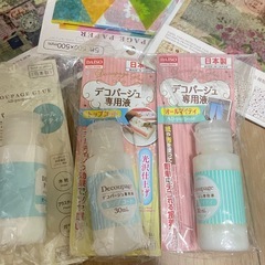 デコパージュペーパー　専用液の画像