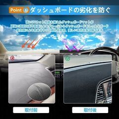 未使用 社外品 日産エルグランド ダッシュボードマット 断熱フランネル 反射軽減 滑り止め ELGRANDの画像