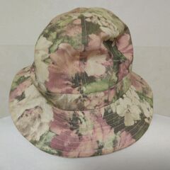 帽子　花柄の画像