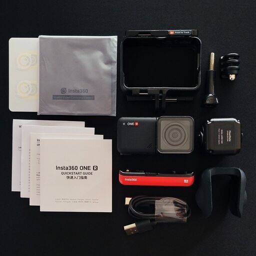 美品 Insta360 ONE R ツイン版 360度 インスタ 360度カメラ