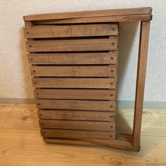 木製3段ラック　キャンプなどの画像
