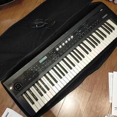 シンセサイザー　KORG PS60　ケース　取説付き　キーボード　電子ピアノ　ヘラクレススタンド付きの画像
