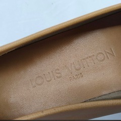 LOUIS VUITTON ルイヴィトン ウッドソール ローファー 35 1/2 ローファーの画像