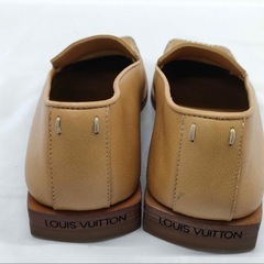 LOUIS VUITTON ルイヴィトン ウッドソール ローファー 35 1/2 ローファーの画像