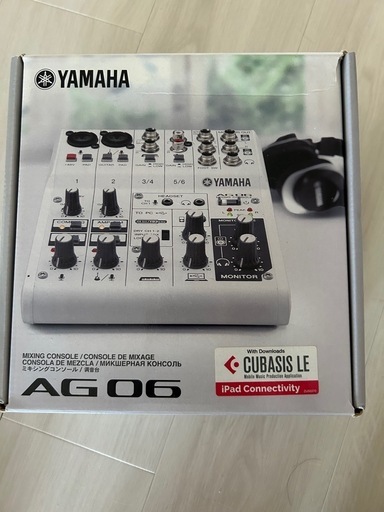 ミキサーYAMAHA  ag06