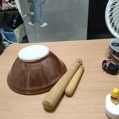 ☝️スリバチ直径21.5cmする棒大小お付けします!の画像