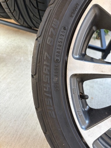 TRD 17インチ タイヤホイール4本 ヴォクシー/エスクァイア/ノア