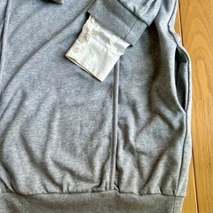 レイヤーシャツ ロング丈スウェット サイズF 美品 の画像