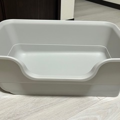 獣医師開発猫トイレ ニオイをとる砂専用 猫トイレ ナチュラルグレーの画像